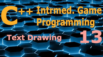 Intermediate C++ Game Programming DirectX [Text Drawing] Tutorial 13