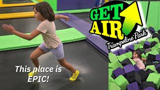 EPIC Adventure at GET AIR Trampoline Park!