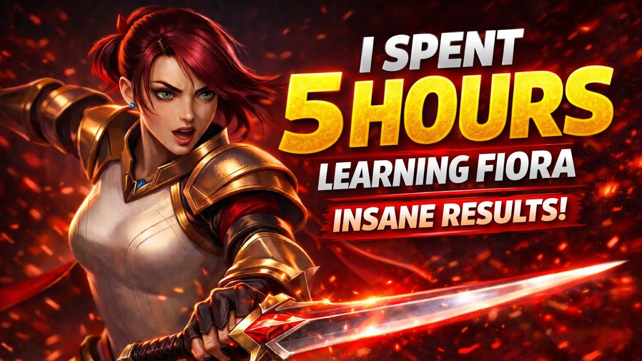 I Spent 5 Hours Learning Fiora — The Results Shocked Me