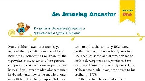 An amazing ancestor class 8th english cbse ncert of communication in English book by ratna sagar