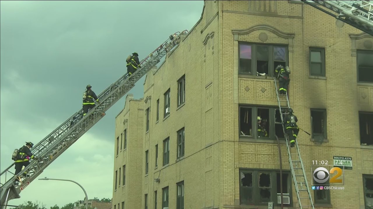 Six Injured In West Side Apartment Fire - YouTube
