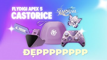 REVIEW FLYDIGI APEX 5 HONKAI CASTORICE 🌺🌺🌺 !! #gacestore #honkaistarrail #apex5 #fypシ #review