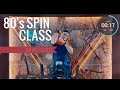 80s spin class 45 min spinning indoorcycling homefitness 80s rpm disco burncalories getfit