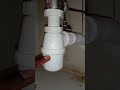 bottle trap use water pipe 'sink mixer near