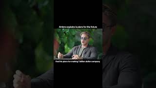 AMBRO explains his plans for a 1 billion dollor company listen how he did