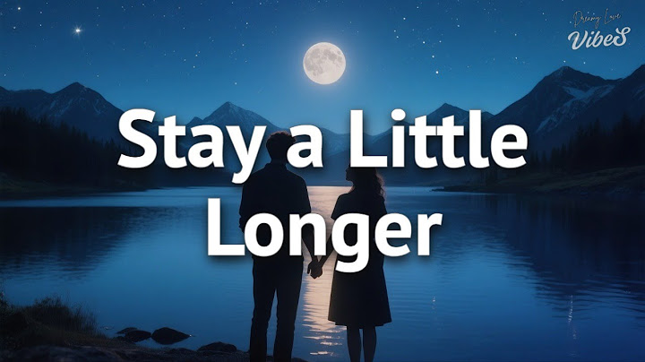 Stay a Little Longer - Dreamy Love Vibes (Official Video) | Emotional Pop Ballad, Missing You