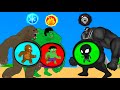 Evolution Of Hulk PREGNANT And Kong Vs Big VENOM 2 DARK Vs ICE And FIRE | Animation Skill