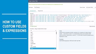 Famous How To Create Custom Fields & Expressions | datapine Profile