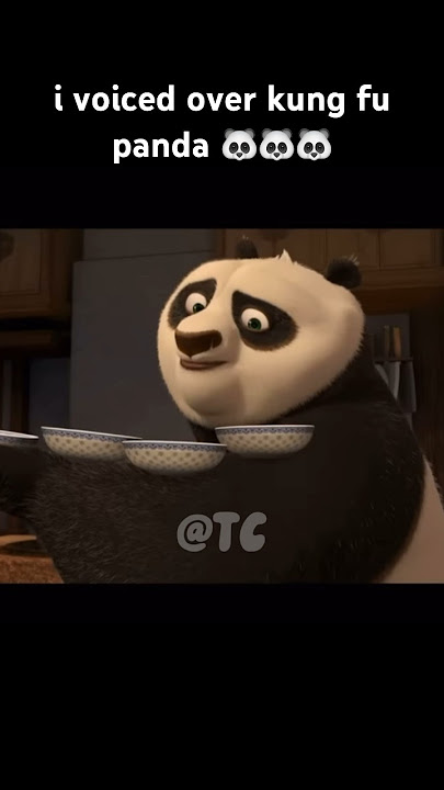 i voiced over kung fu panda 🐼🐼🐼