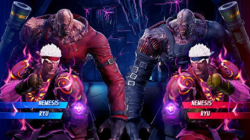 Nemesis & Evil Ryu vs Nemesis & Evil Ryu (Very Hard) - Marvel vs Capcom | 4K UHD Gameplay