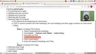 Chapter 3 Part 5 Creating Professional Documents