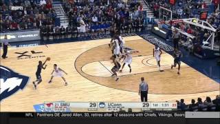 UConn | Man Offense - 4 Low - Baseline Runner - Flare - Double - Ballscreen