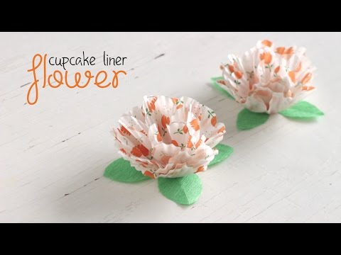 Video: Hur Man Gör En Cupcake Liner Flower Crown