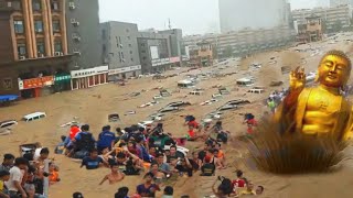 Китай парализован наводнениями, стихийное бедствие, сильные дожди, затопление в Гуанси