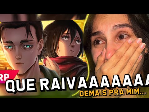 REACT - Nosso Fim 💔| Eren & Mikasa (Shingeki no Kyojin) | ft. ‪@amandaareia‬ | JRP