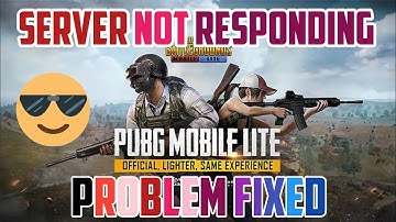 PUBG MOBILR LITE SERVER NOT RESPONDING PROBLEM SOLVED BY HEADSHOT GAMERX