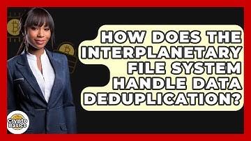 How Does The InterPlanetary File System Handle Data Deduplication? - CryptoBasics360.com