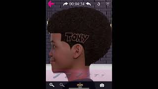 Barber Chop - Personalized Name (Tony)