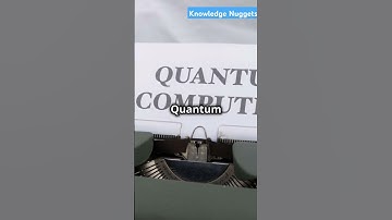 Quantum Computers: The Future of Computing! #knowledgenuggets #science #computer #technology #facts