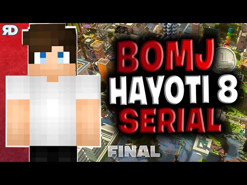 BOMJ HAYOTI FINAL #8 ◼ MINECRAFT ◼ UZBEKCHA SERIAL