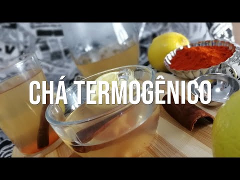 CHÁ TERMOGÊNICO CASEIRO - Pimenta Caiena, Canela, Gengibre, Limão e Vinagre de Maçã