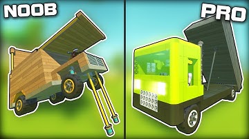 NOOB vs PRO Dump Truck Transport Challenge! (Scrap Mechanic Gameplay)
