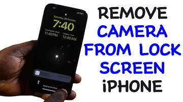 How to Remove Camera Icon from Lock Screen on iPhone