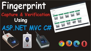Fingerprint Capture and Verification Demo (ASP.NET MVC | C# | DigitalPersona/HID)
