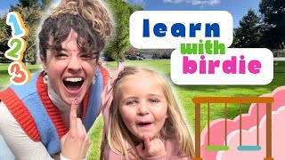Playground with Birdie and Friends! | Educational Videos Kids | Baby Toddler | Speech Development