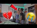 IM LEAVING YOU PRANK ON ANGRY GIRLFRIEND !!!! 💔😳 (TERRIBLE IDEA)