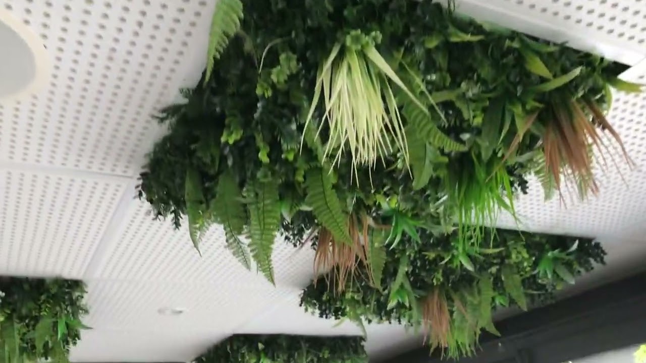 Artificielle Mur Dinstallation Accessoires Plantes Herbe Verte