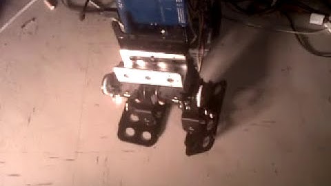 Biped Brat  With Parallax Propeller Control Board.