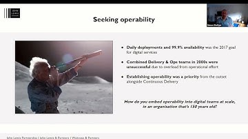 Operability and You Build It You Run It at John Lewis & Partners by Simon Skelton and Steve Smith