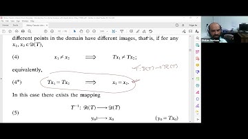 LINEAR OPERATOR DEFINITIONS  FUNCTIONAL ANALYSIS