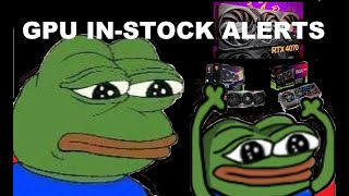 Sale Prices Only + RTX 40-Series In-Stock Alerts !discord + Music