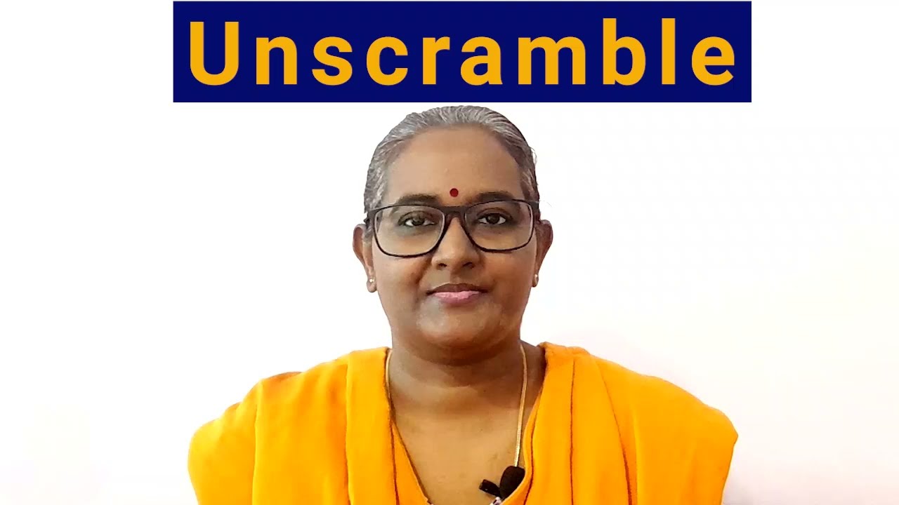 INTERESTING GAME UNSCRAMBLE HOW TO PLAY tamilmedium spokenenglish