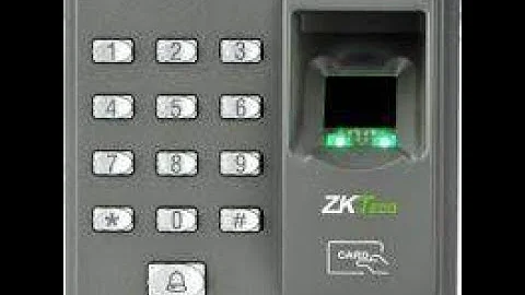ZKteco X7 How to add a Pincode Pin code