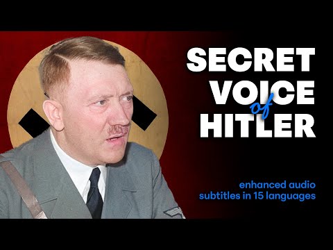 Hitler S Real Voice Secret Recording Enhanced Audio