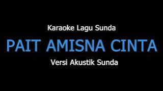 Karaoke Pait Amisna Cinta - Darso Versi Akustik Gitar