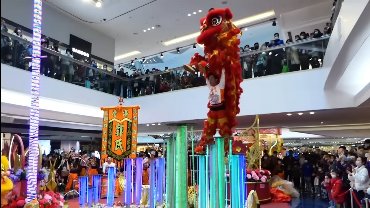 2023-Jan-27 #香港中國農曆新年 醒獅表演#HongKongChineseLunarNewYear #LionDance Performance @ Festival Walk #又一城