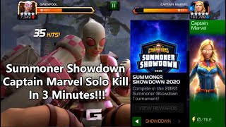 Summoner Showdown 2020 Captain Marvel Solo Kill! (Showdown Difficulty) | Marvel Contest Of Champions screenshot 4