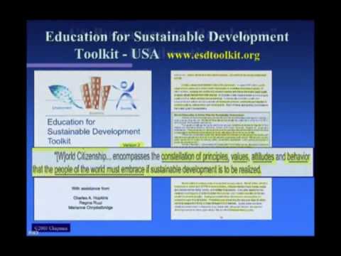 Tom DeWeese of the American Policy Center ( www.americanpolicy.org ) introduces Michael Chapman of Ed Watch ( www.edwatch.org ) who gives a detailed account of the brain-washing happening throughout our nations school systems, the revision of history, and the programming of our children in group think, consensus building, and allowing students to define their own truths through "Constructivism". Does 2 + 2 really equal 4? Ed Watch is shedding light on the cancerous educational curriculum birthed from the United Nations UNESCO being implemented in every school across America. From history revision to misrepresenting the US Constitution there is a purposeful dumbing down of our children under the Education for Sustainable Development (ESD) Initiative of UNESCO. From 'Goals 2000' to 'No Child Left Behind' our children are cleverly manipulated to reject God-given rights and American free market principles in favor of government-granted rights while living in the "global village". Beware of terms such as School-To-Work, Competitive Economic Marketplace, Outcome Based Education, Workforce Investment, and Lifelong Learning. These programs were modeled after the Polytechnical System that came straight out of the old communist eastern block nations where children have their careers already picked out by the ruling elite. ESD aims to help facilitate business labor needs with a "less" knowledgeable workforce. Knowledge and truth are two powerful attributes they wish to bury. The <b>...</b>