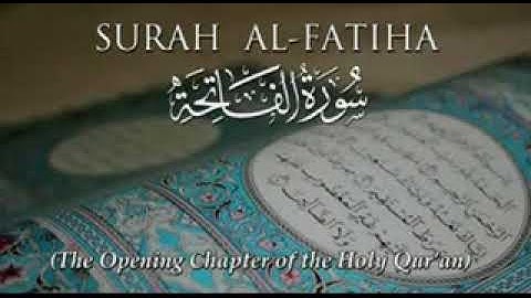 Surah 01 Al Fatiha Mishary Rashid Alafasy سورة الفاتحة العفاسي 1