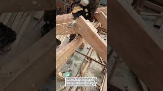Roof Beam Trick #constructionhack#builderskills #tools #diy #builder...