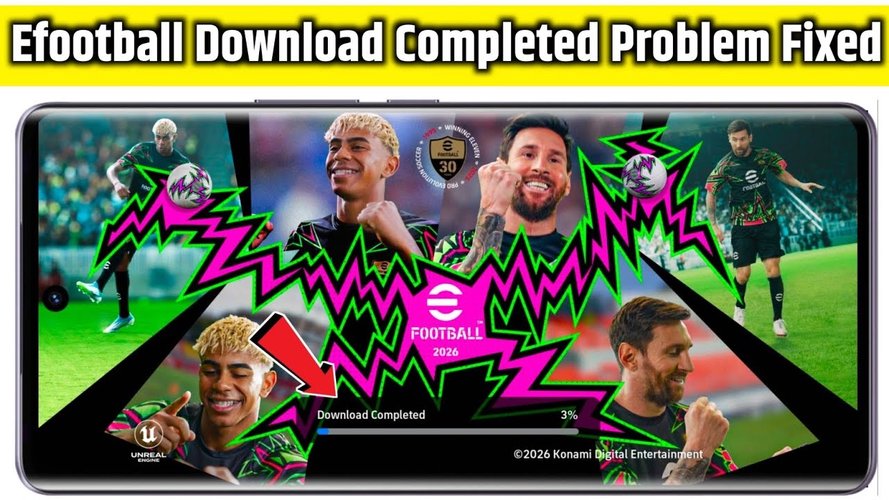 how to fix download complete not working in efootball | efootball ...