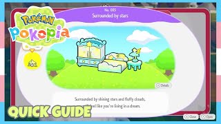 How To Createmake A Surrounded By Stars Habitat Jirachi In Pokemon Pokopia Quick Guide