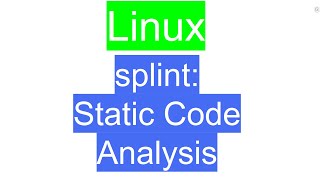 splint : Static Code Analysis