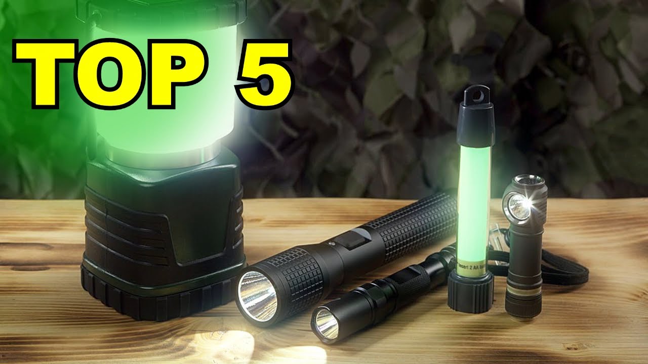 Lot De 4 Lampes Torche LED Lumineuses 500 Lumens - Camping Et Urgences - Piles AA