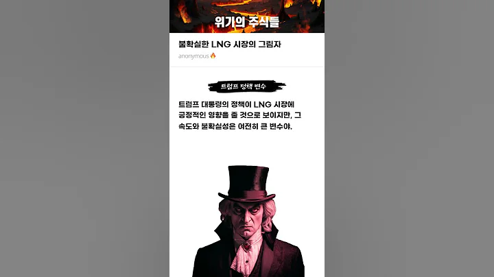 불확실한 LNG 시장의 그림자 #20250304#태광#위기의주식들