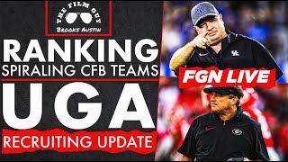 FGN Live: Ranking Spiraling CFB Programs | Georgia Recruiting Update
